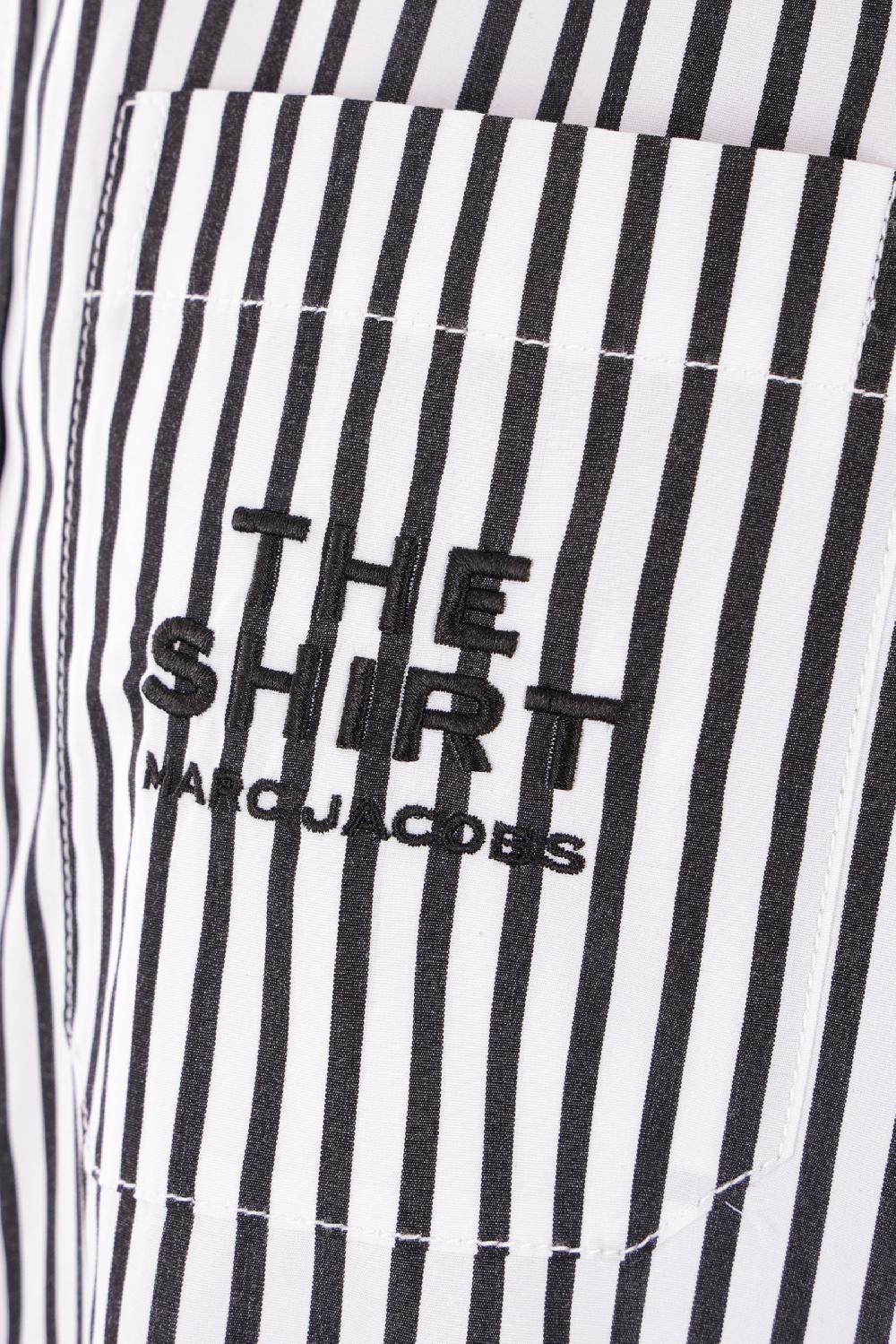 MARC JACOBS Camicia Oversize In Popeline A Righe