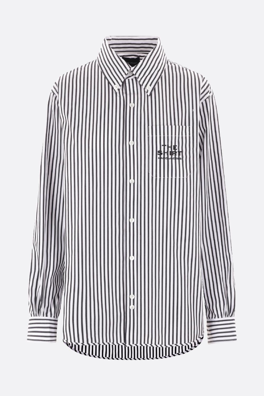 MARC JACOBS Camicia Oversize In Popeline A Righe