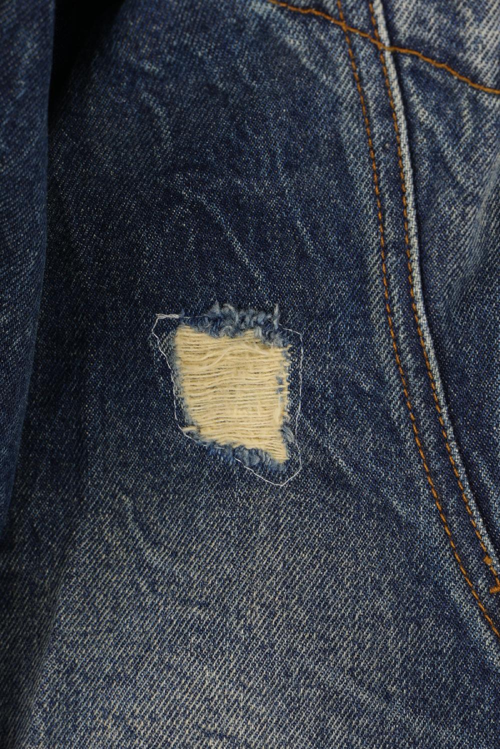 MARC JACOBS Giacca In Denim Effetto Sdrucito