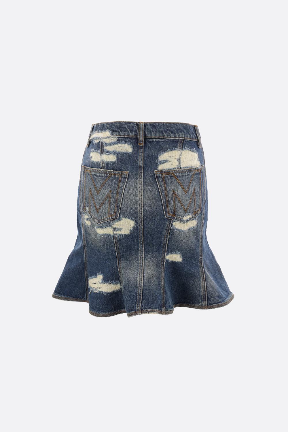 MARC JACOBS Minigonna In Denim Effetto Sdrucito