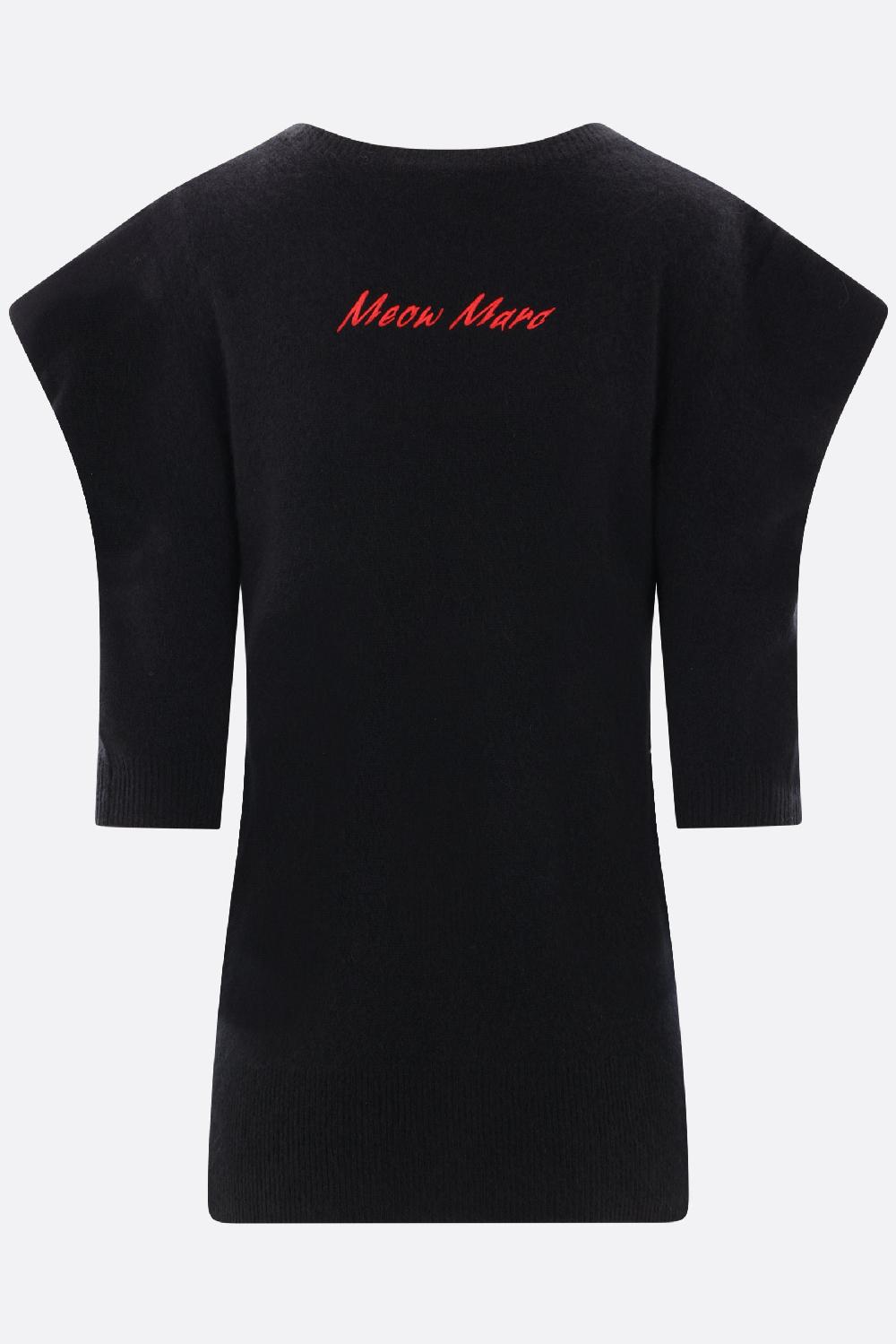 MARC JACOBS Pullover In Cashmere Intarsio Gatto