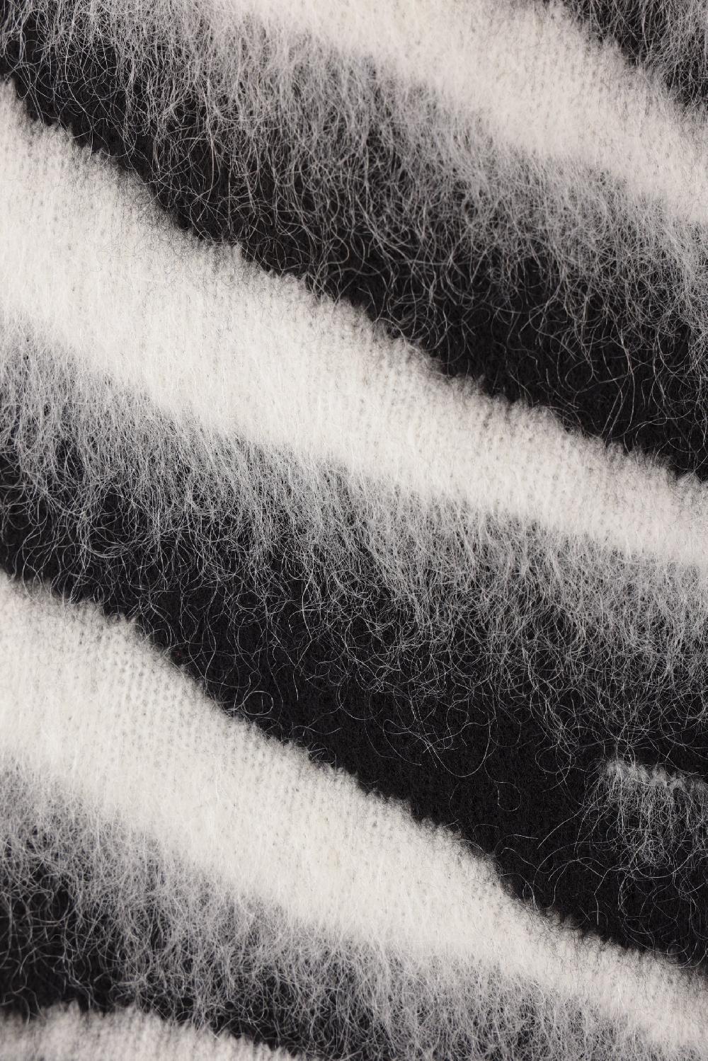 MARC JACOBS Pullover In Misto Lana Stampa Zebra