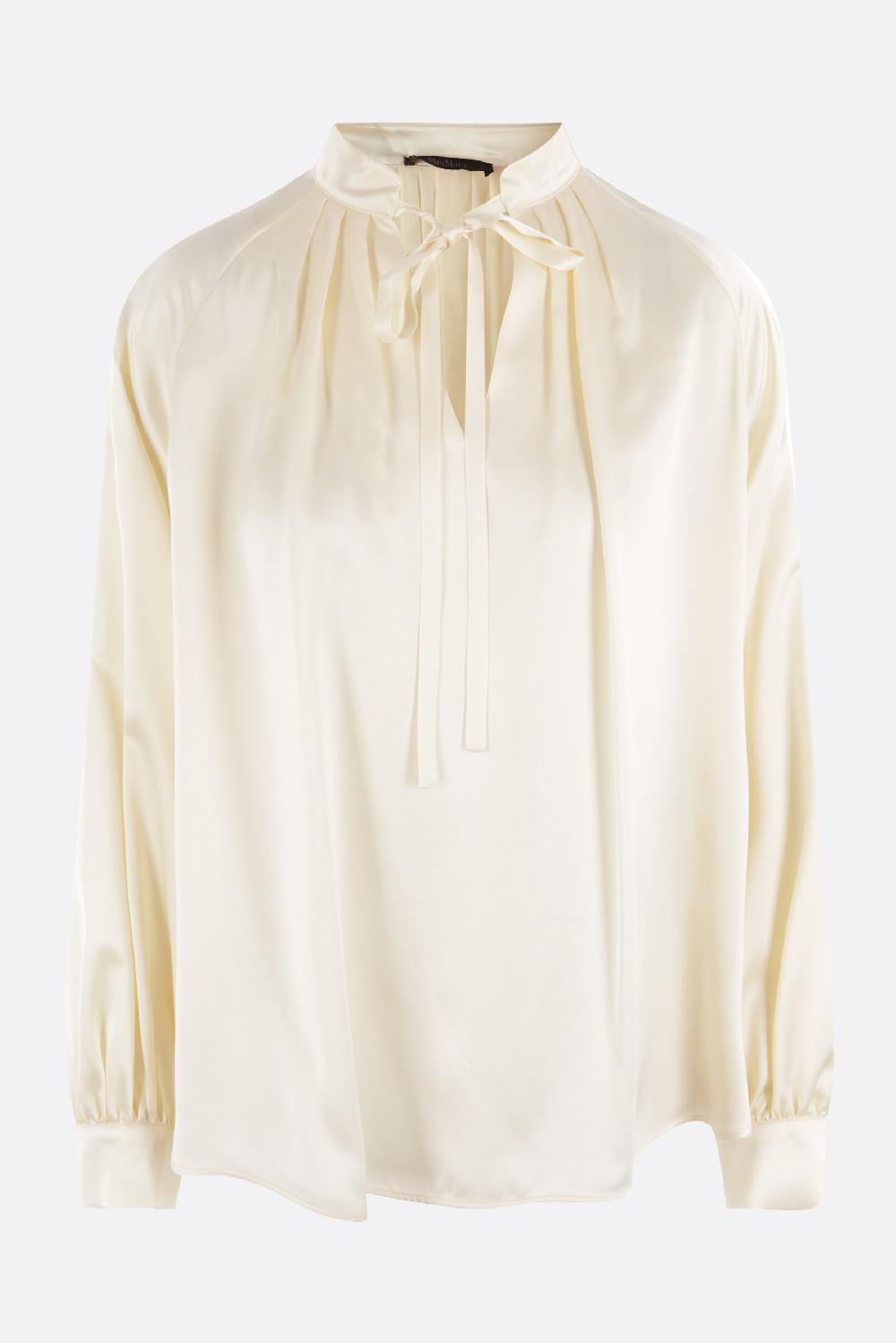 MAX MARA blusa Tamigi in raso