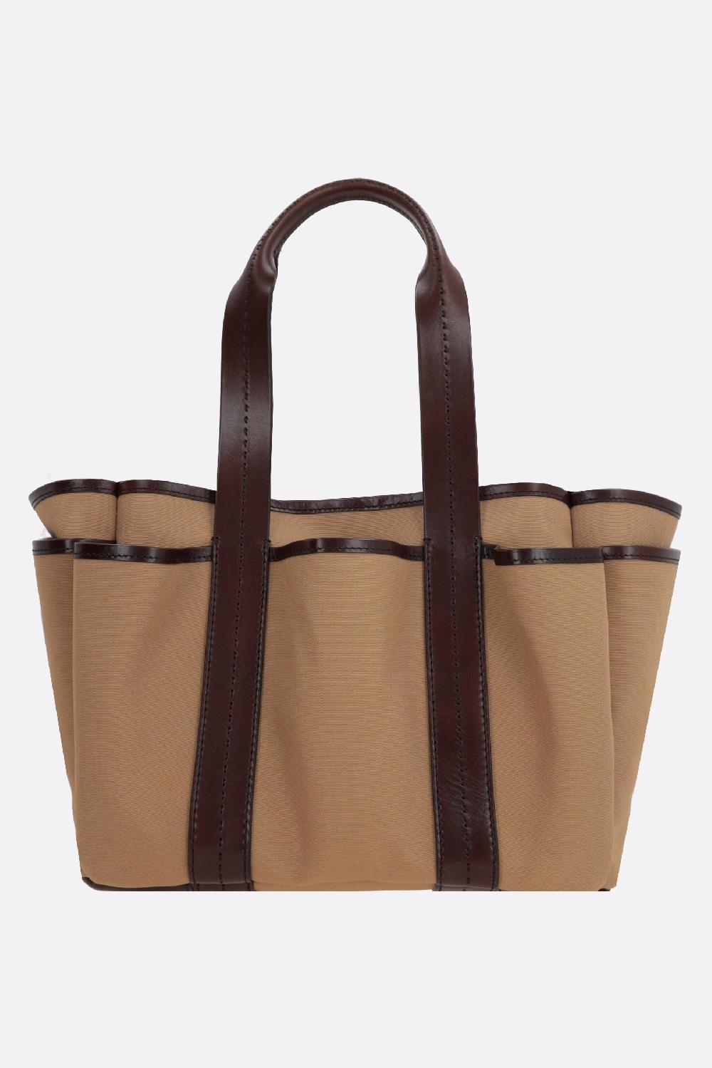 MAX MARA Borsa Tote Giardiniera In Canvas