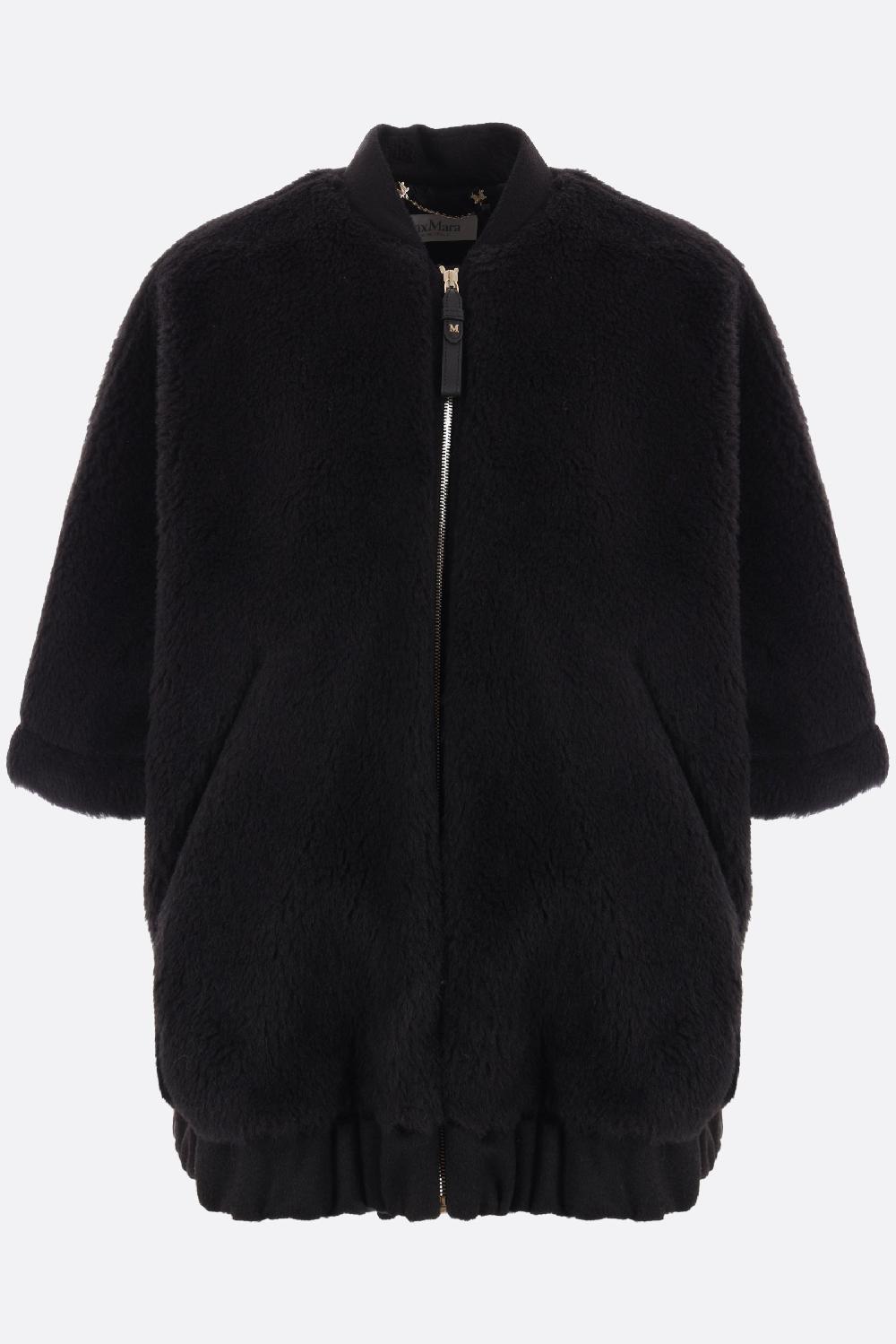 MAX MARA cappa full-zip Briose1 in teddy
