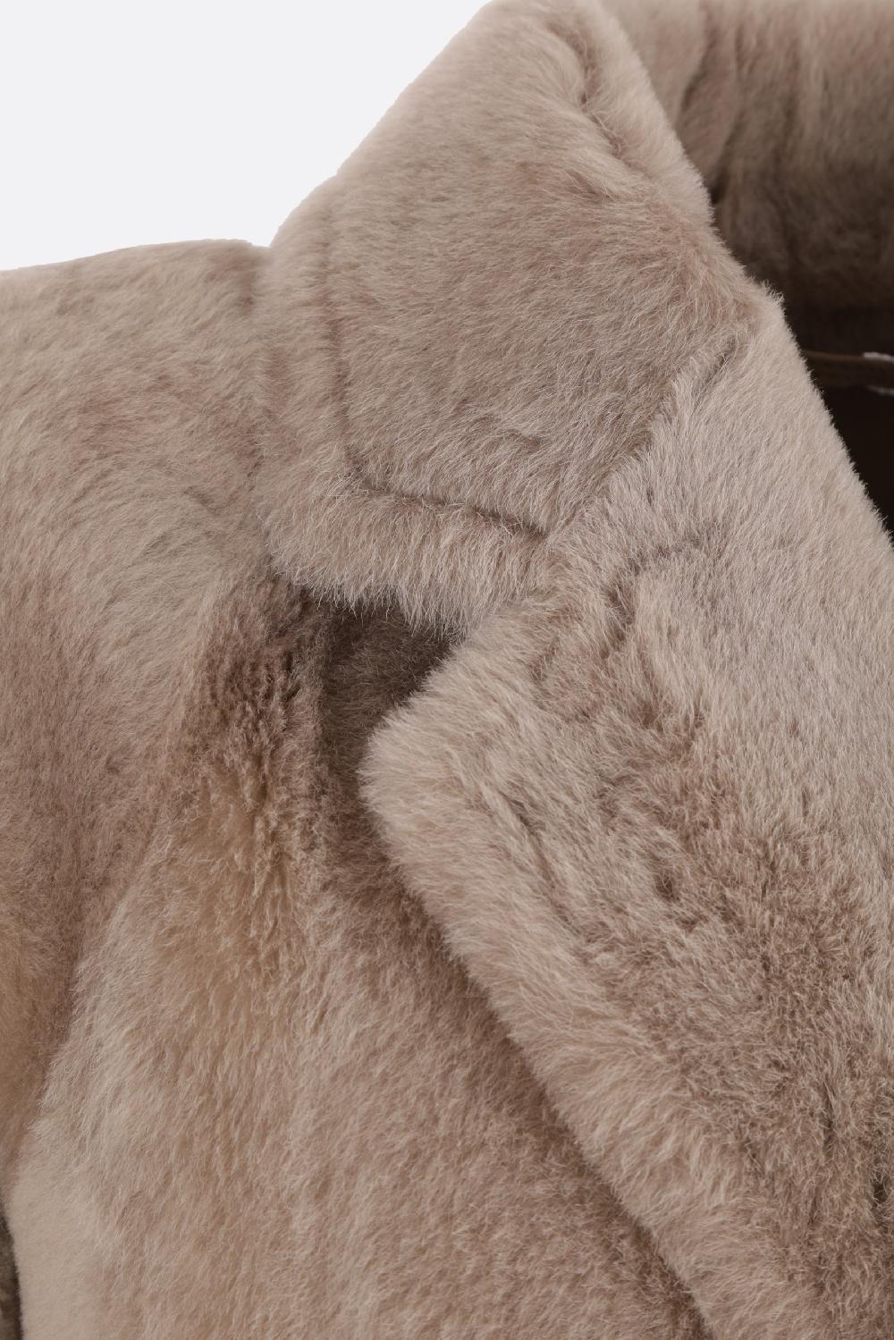 MAX MARA Cappotto A Vestaglia Calmi In Shearling
