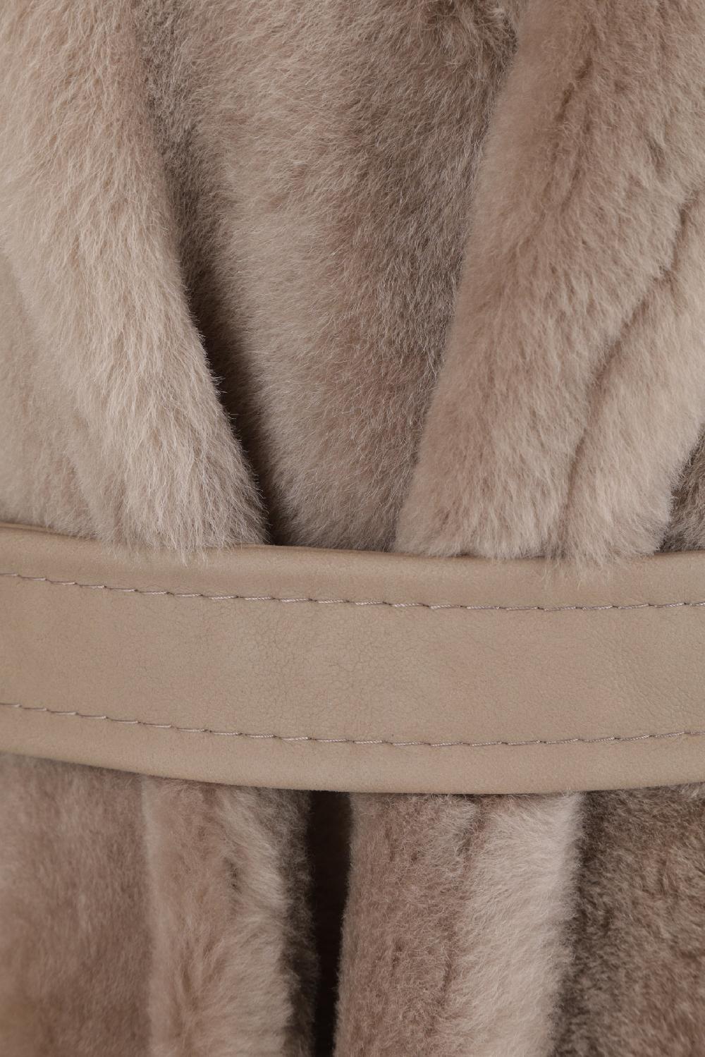 MAX MARA Cappotto A Vestaglia Calmi In Shearling