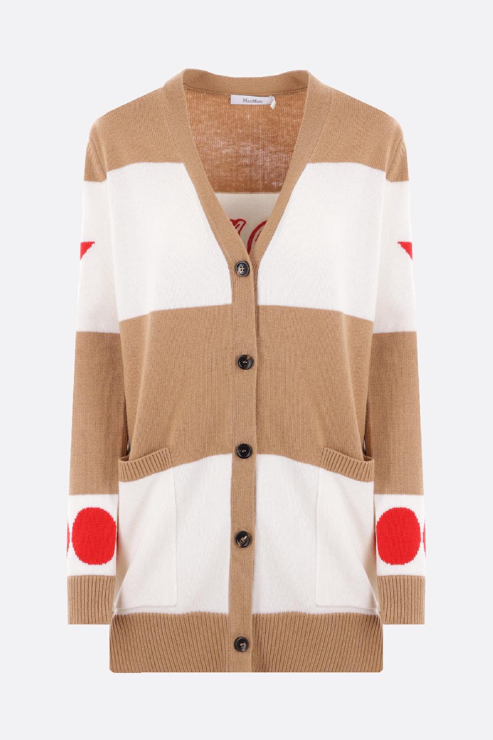 MAX MARA cardigan Valido in lana e cashmere