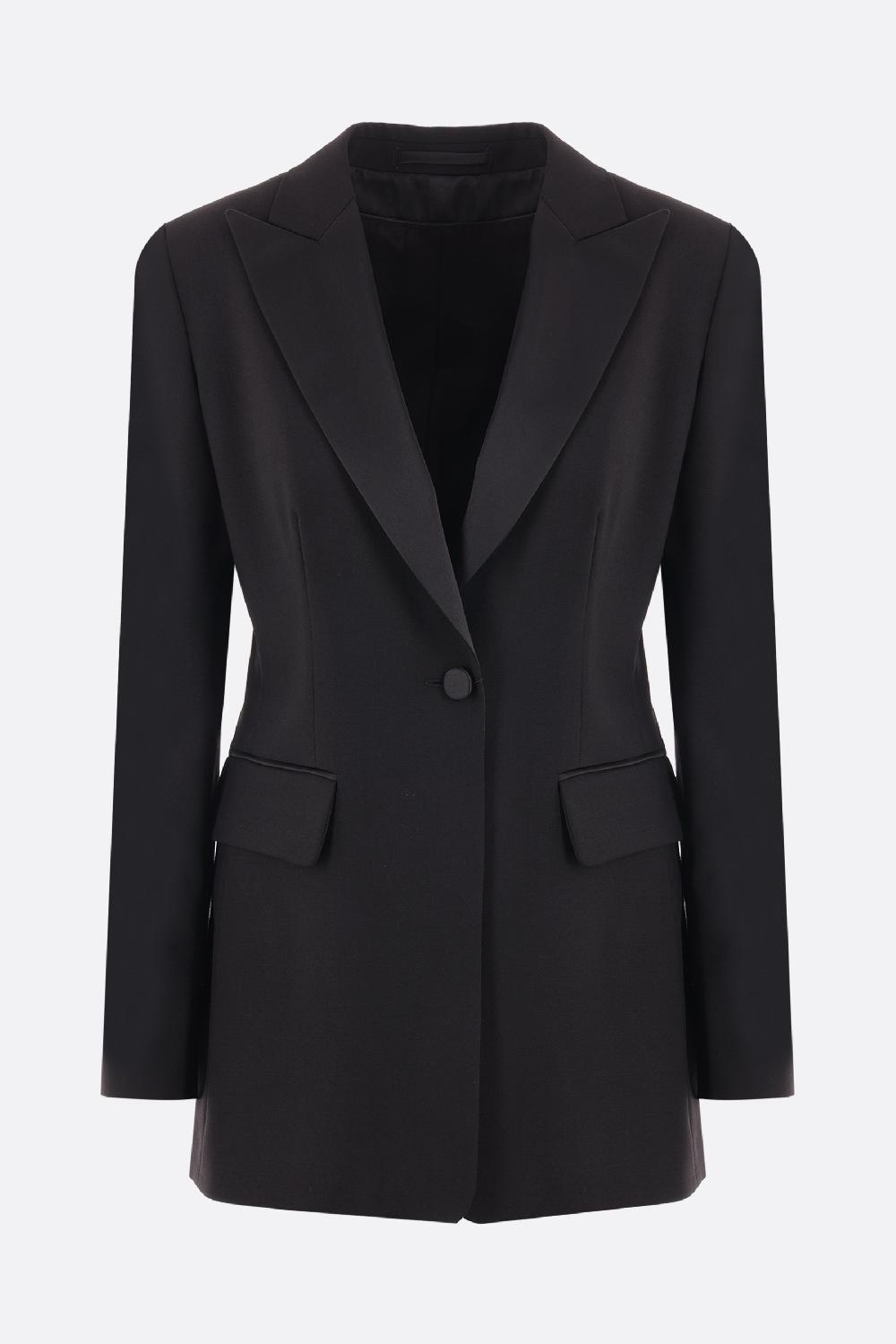 MAX MARA giacca monopetto Gara in lana e mohair