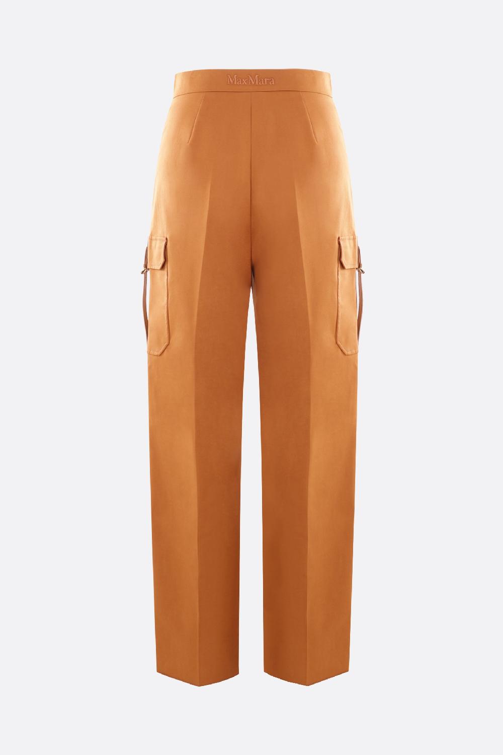MAX MARA Pantalone Cargo Edda In Cotone Stretch