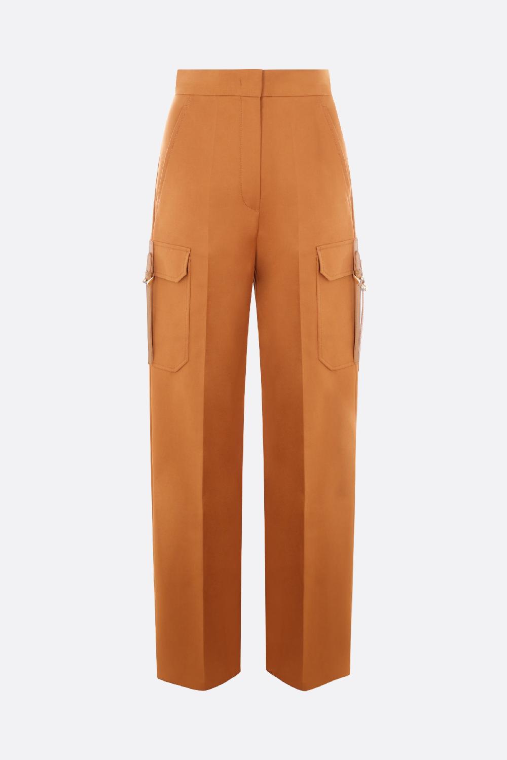 MAX MARA pantalone cargo Edda in cotone stretch