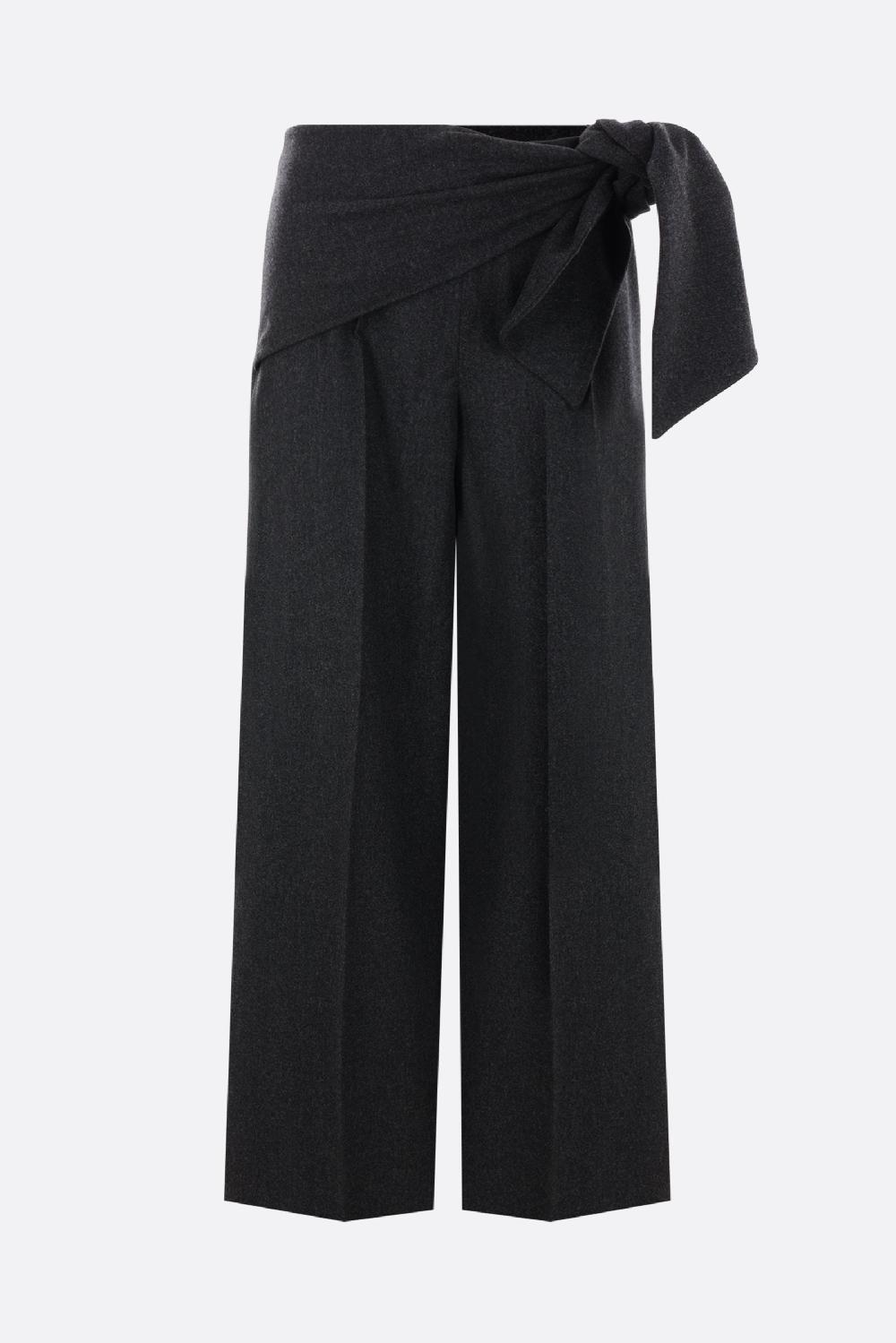 MAX MARA pantalone palazzo Arsenio in lana