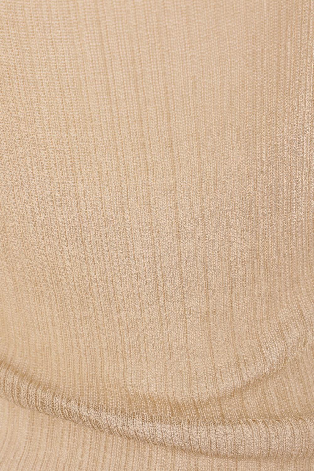 MAX MARA Top Smanicato Bastia In Seta A Costine