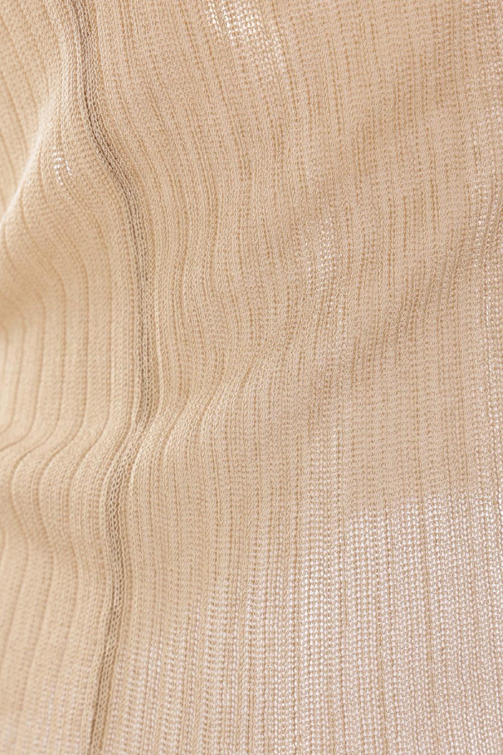 MAX MARA Top Smanicato Bastia In Seta A Costine