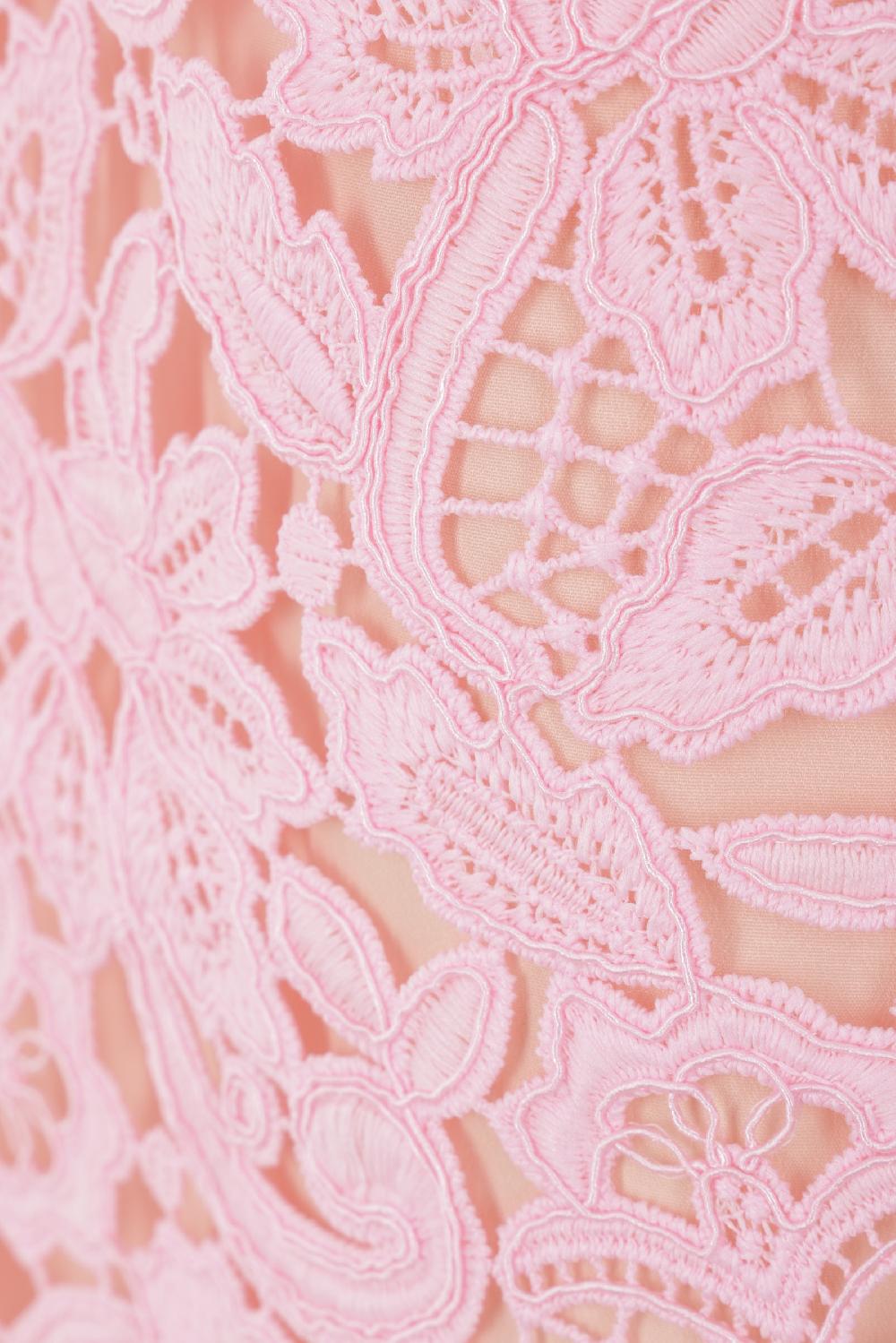 SELF PORTRAIT Miniabito Smanicato In Pizzo Floreale