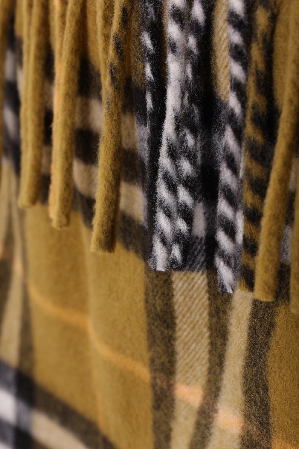 BURBERRY Minigonna A Portafoglio In Lana E Cashmere Check