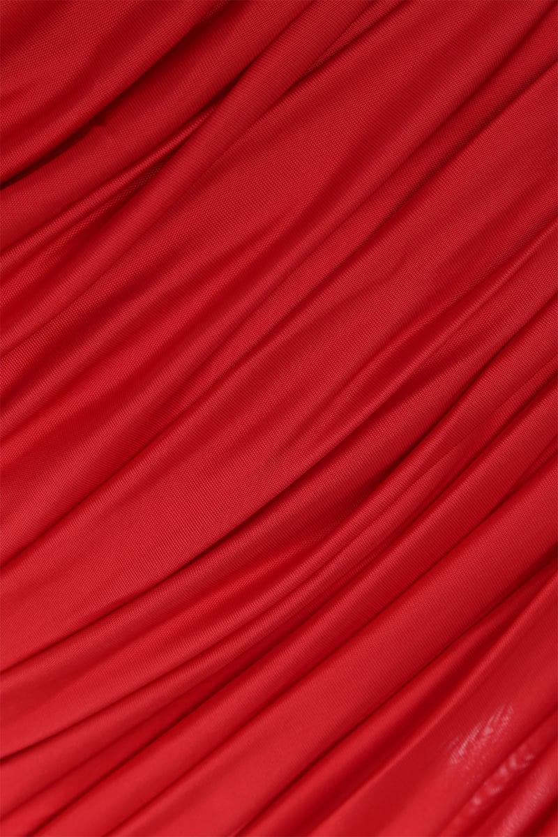 ANDREADAMO Minigonna Drappeggiata In Jersey Stretch