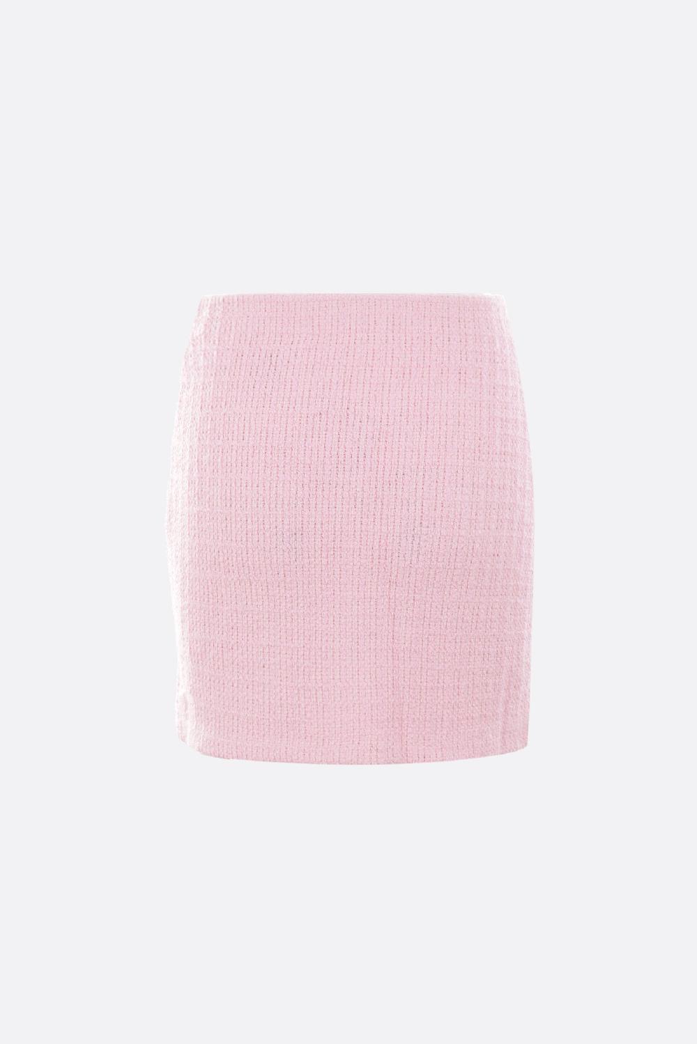 SELF PORTRAIT Minigonna In Maglia Con Bottoni Gioiello