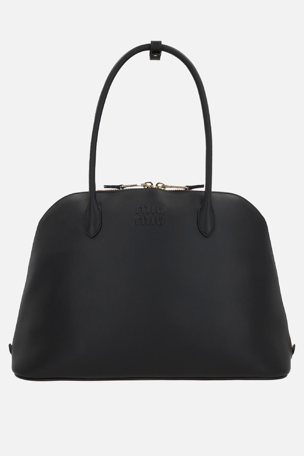 MIU MIU borsa a mano in pelle liscia