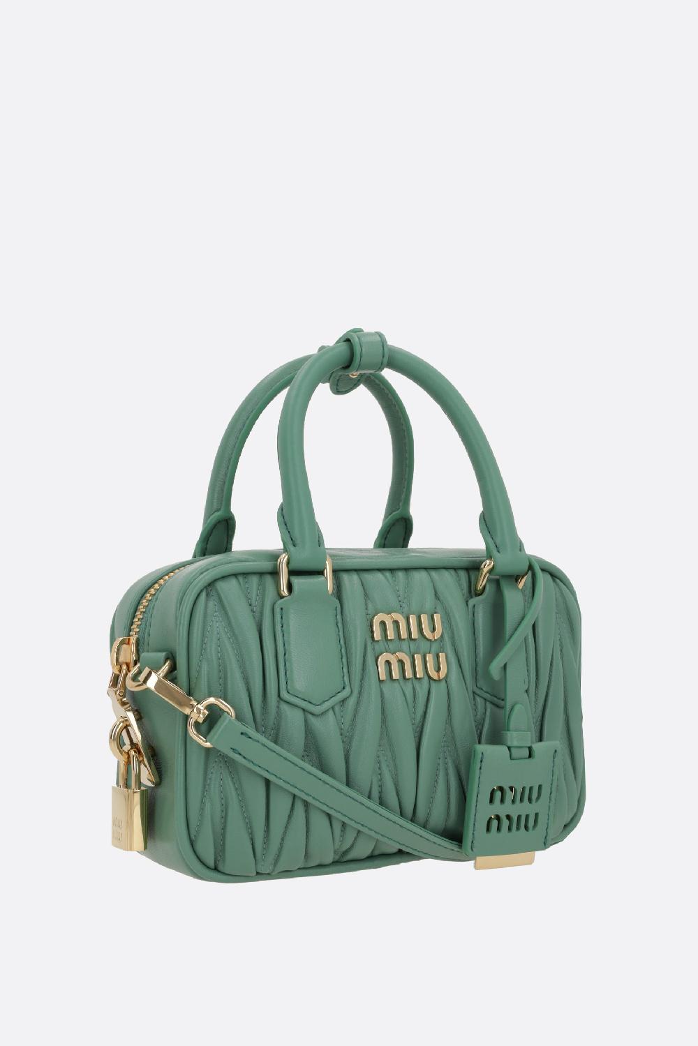 MIU MIU Borsa Tote Arcadie In Nappa Matelassé