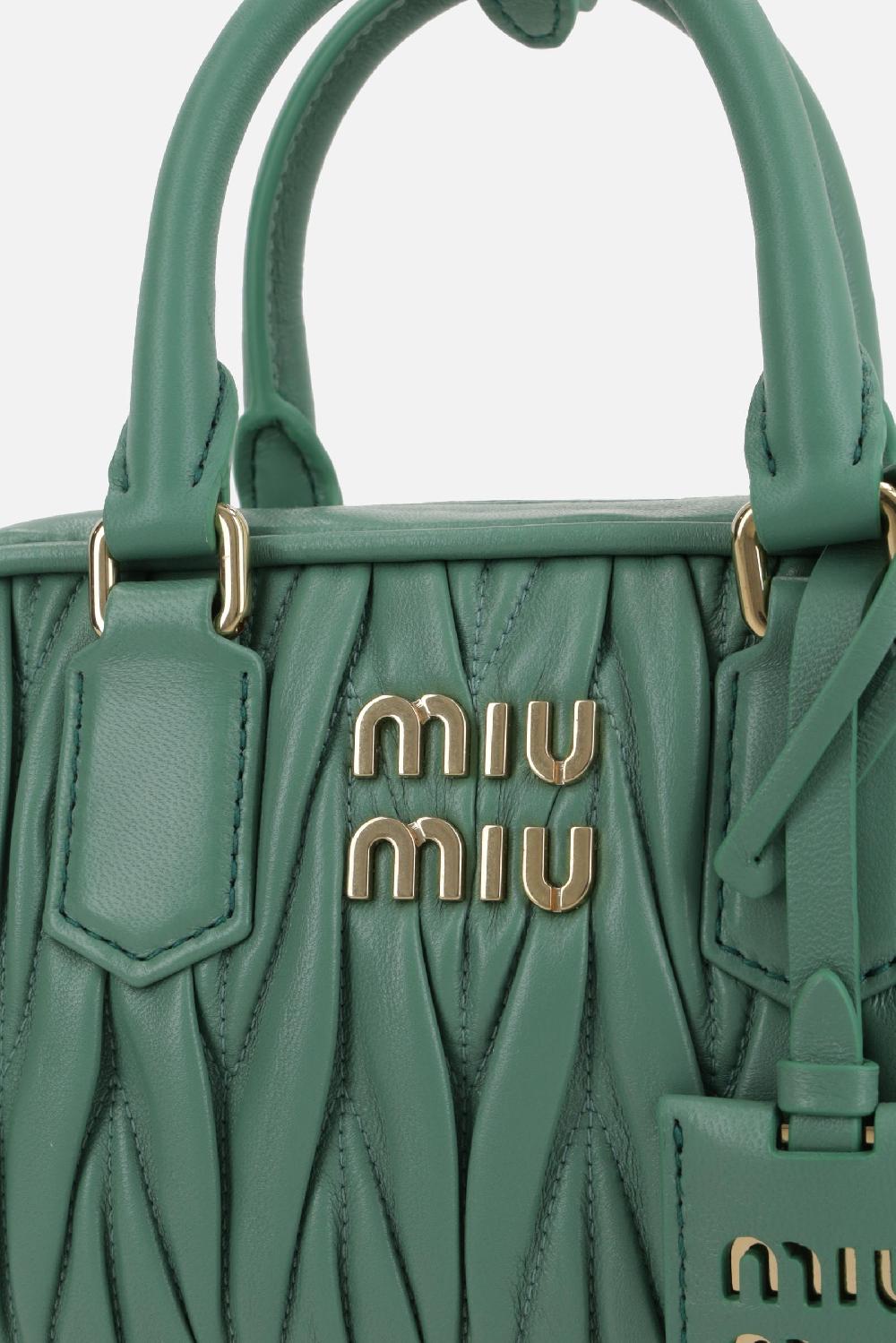 MIU MIU Borsa Tote Arcadie In Nappa Matelassé