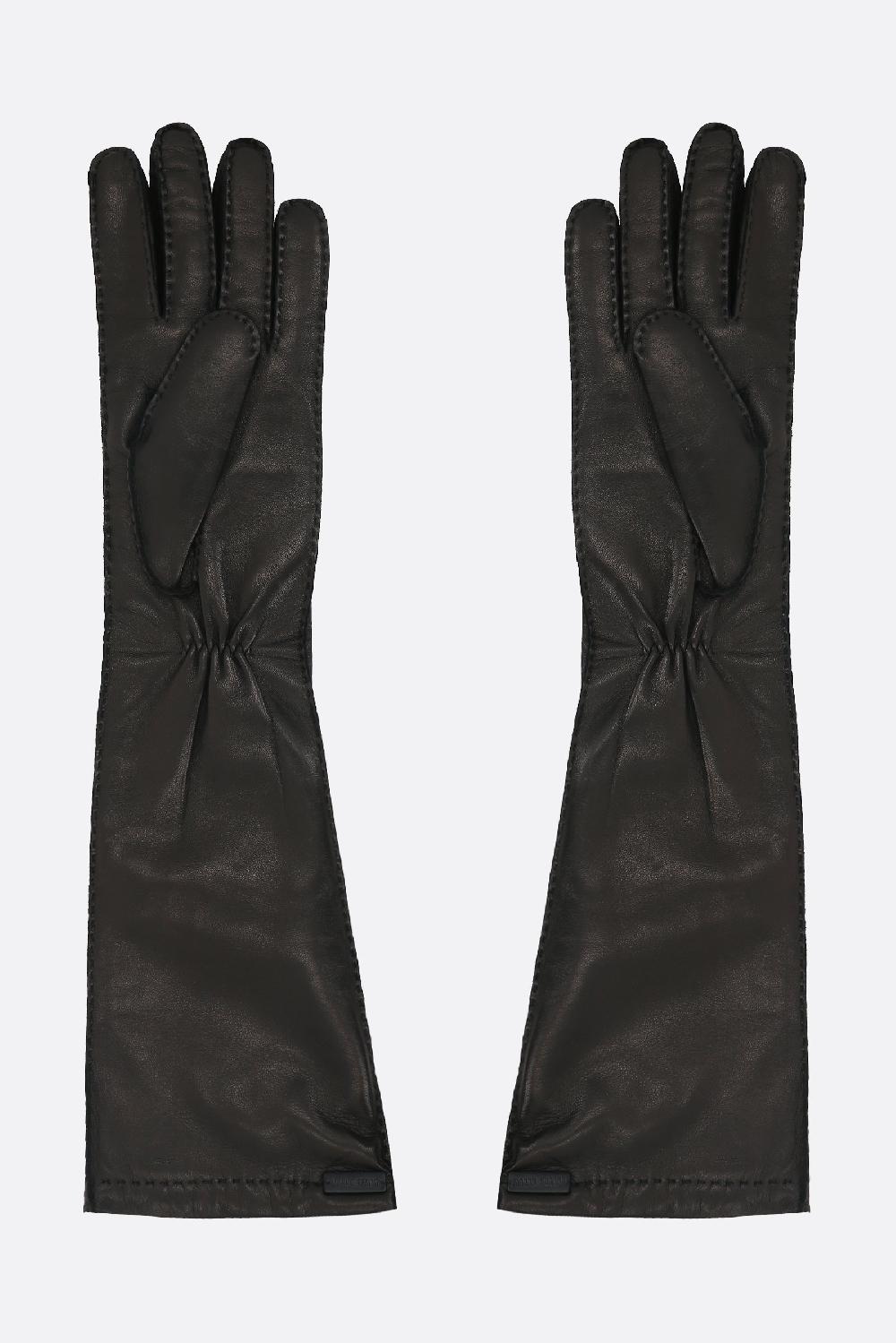 MIU MIU Guanti Lunghi In Nappa