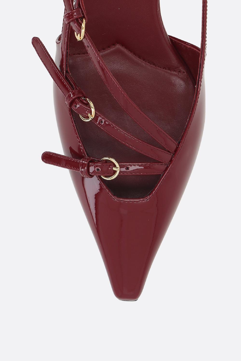 MIU MIU Slingback In Vernice Con Fibbie