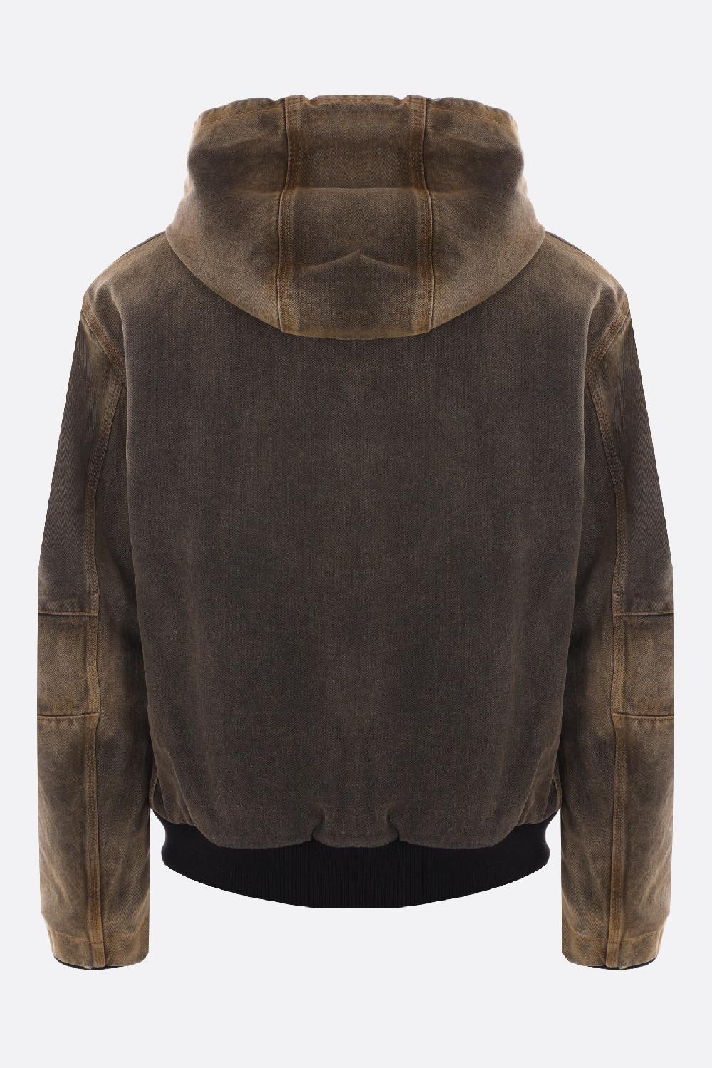 MM6 Bomber Imbottito In Denim