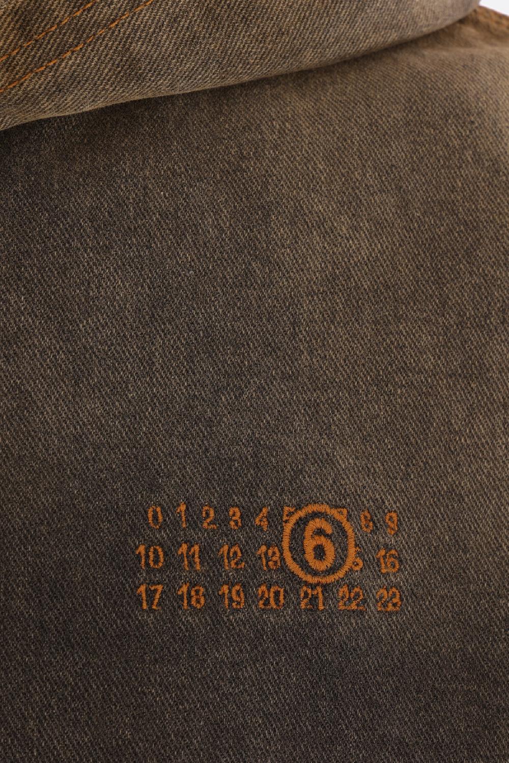 MM6 Bomber Imbottito In Denim