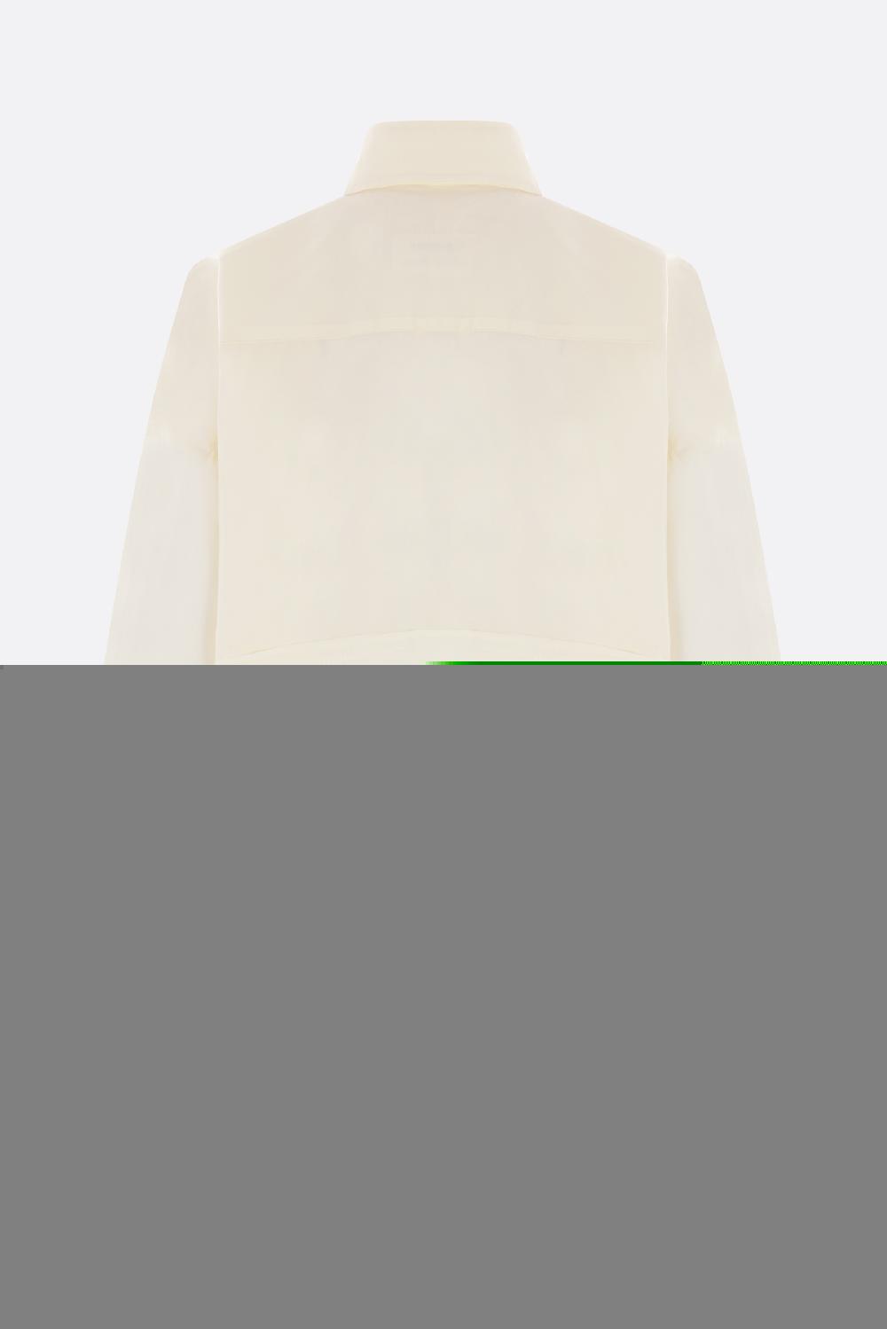 MM6 Camicia In Popeline Stampa Numeric Signature