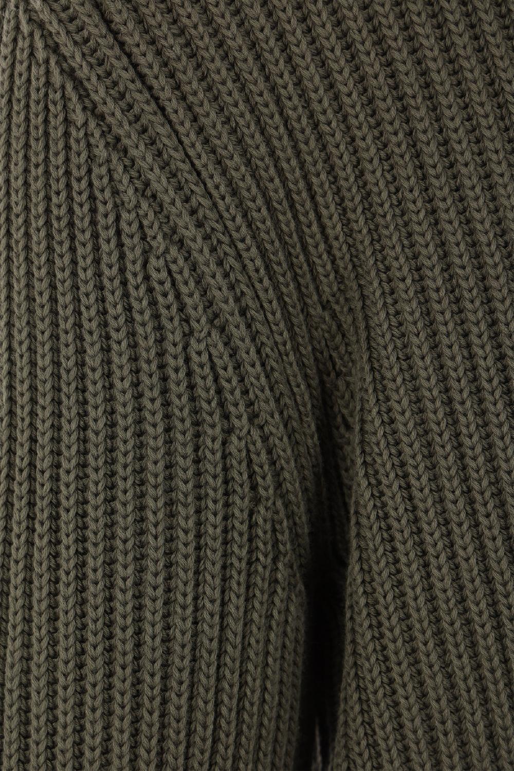 MM6 Cardigan Full-zip In Cotone A Costine