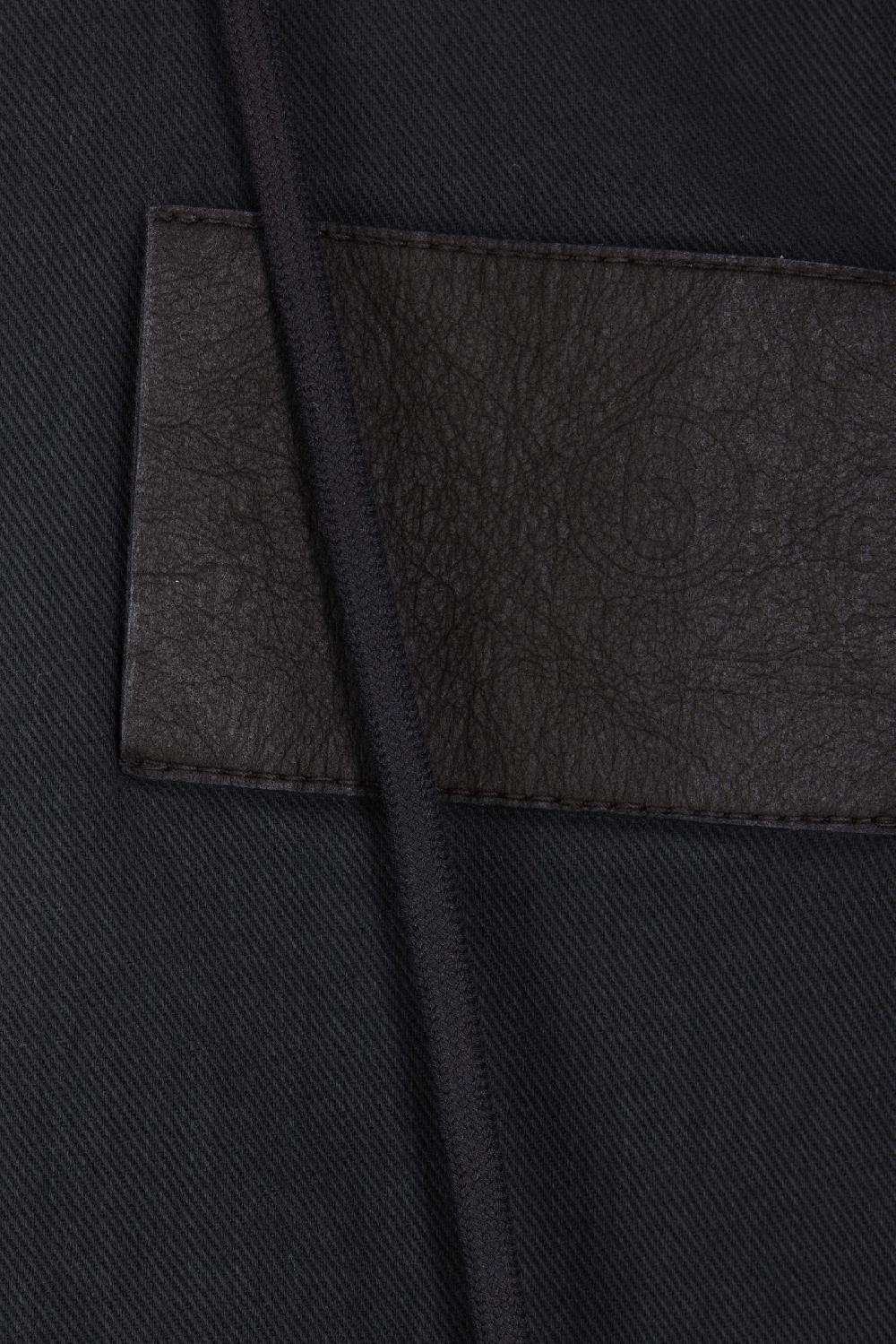 MM6 Felpa Oversize In Jersey E Gabardine