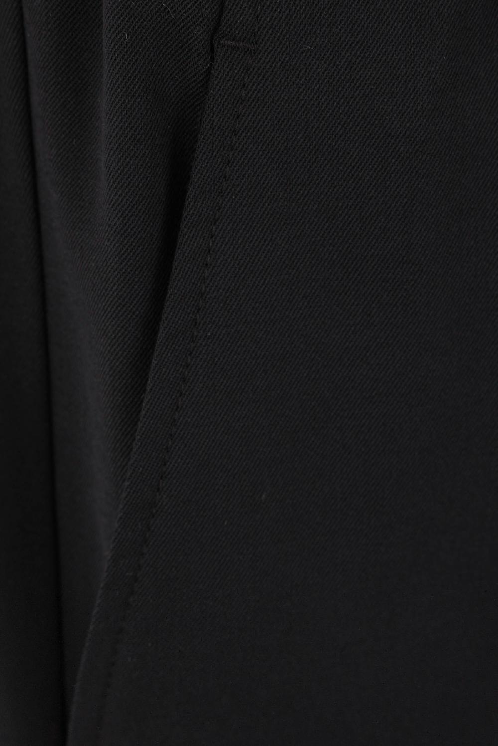 MM6 Pantalone A Gamba Dritta In Misto Lana