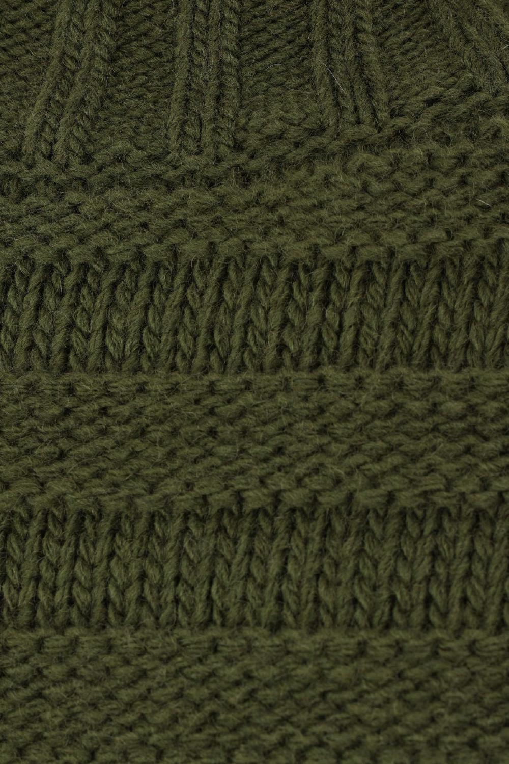 MM6 Pullover In Misto Lana Distressed