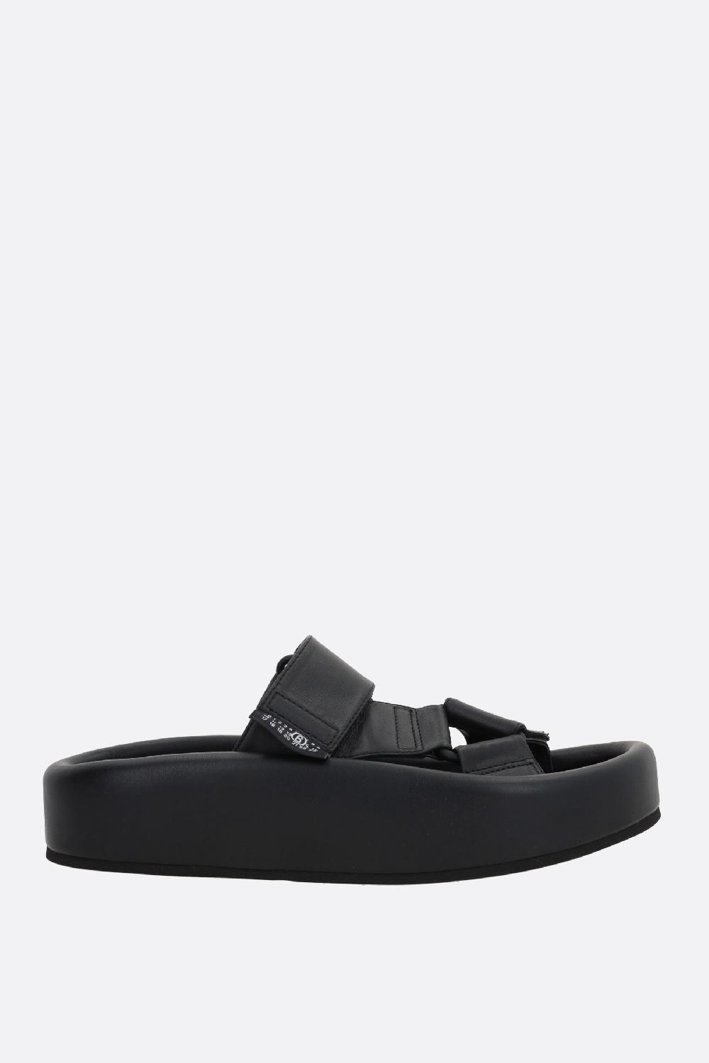 MM6 sandalo flatform in nappa