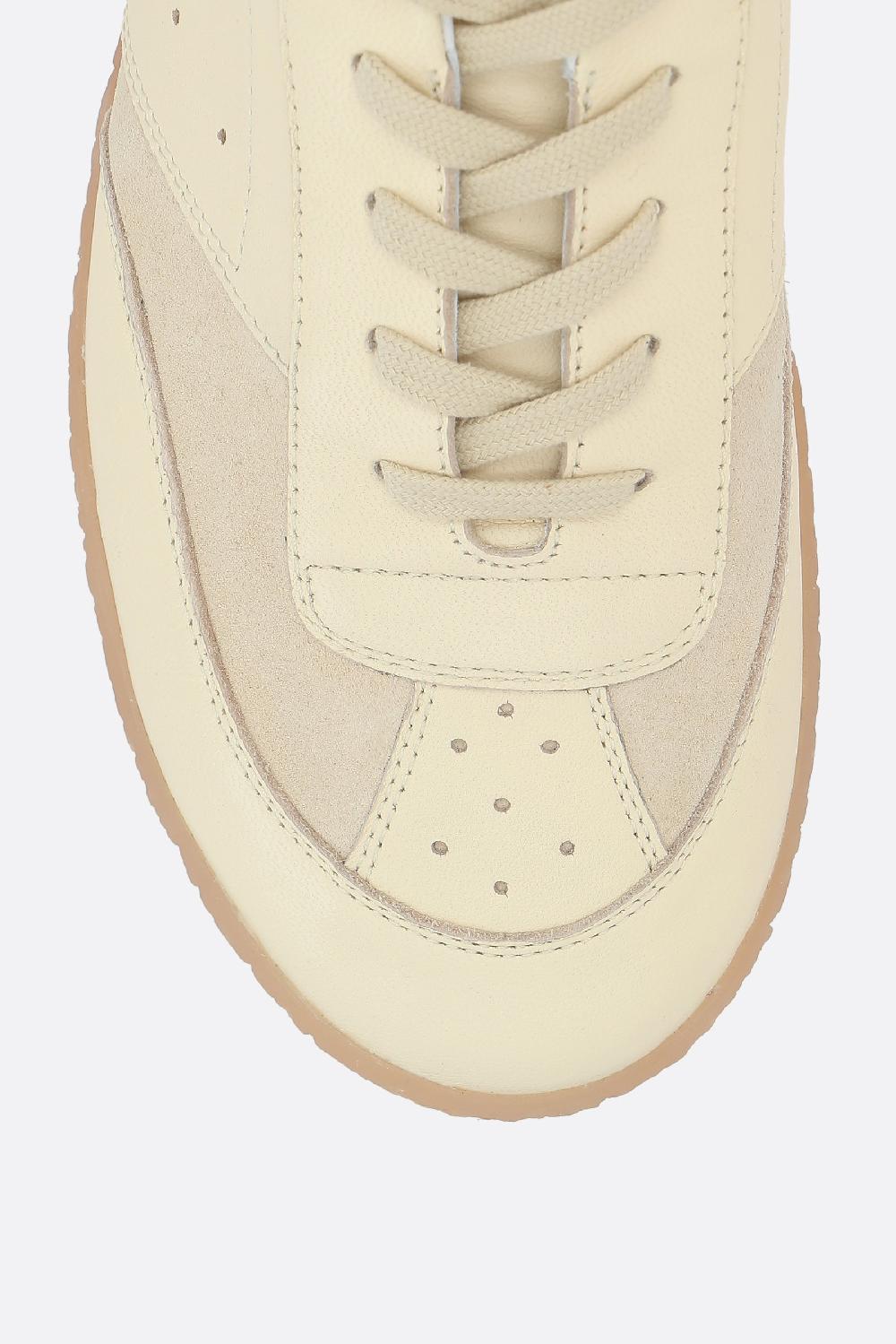 MM6 Sneaker In Pelle Liscia E Suede
