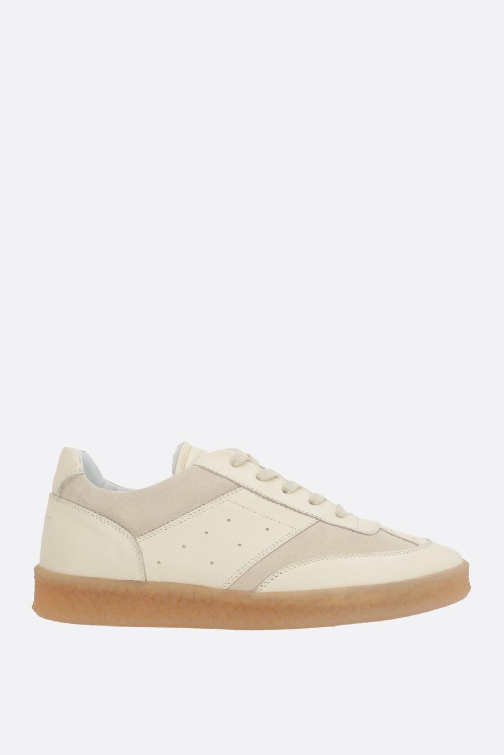 MM6 sneaker in pelle liscia e suede