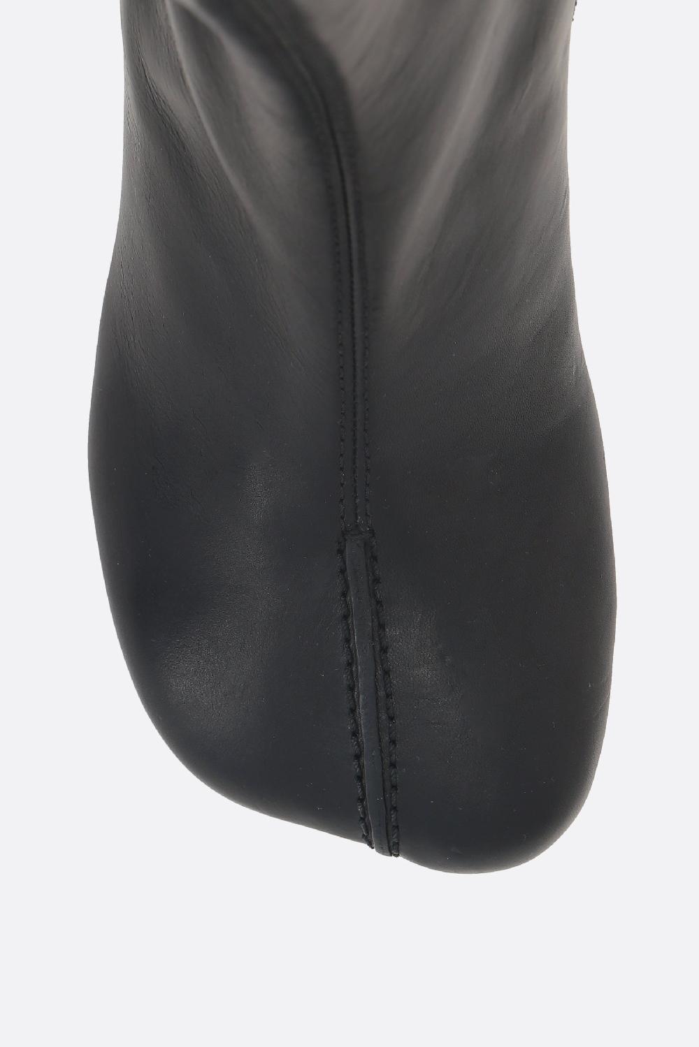 MM6 Stivaletto In Pelle Stitch-out