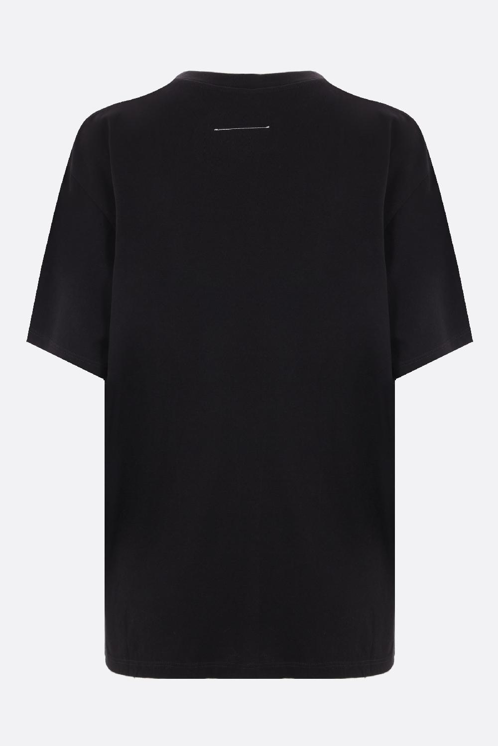 MM6 T-shirt In Cotone Stampa Logo Numerico