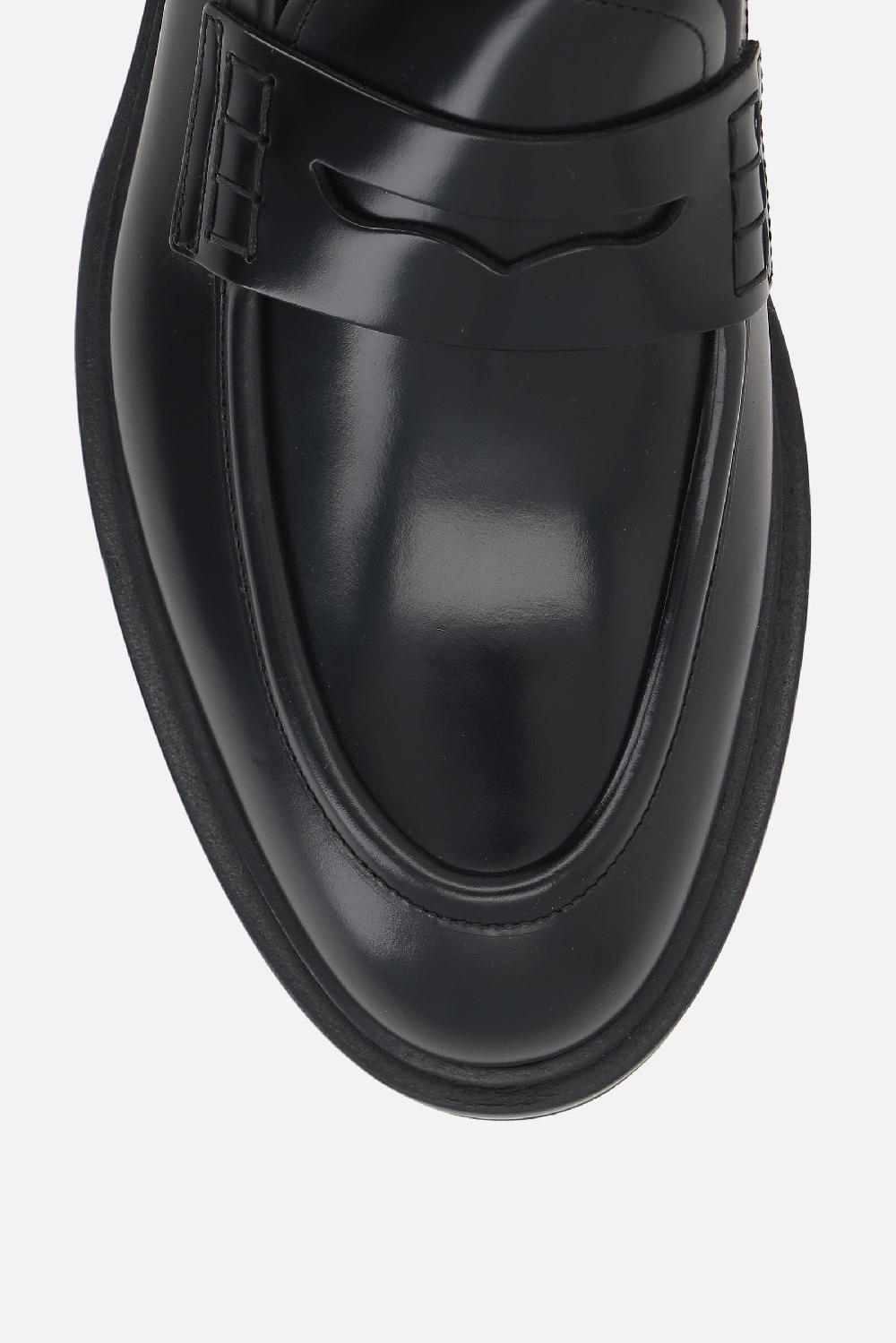 DOLCE & GABBANA Mocassino Altavilla In Pelle Spazzolata