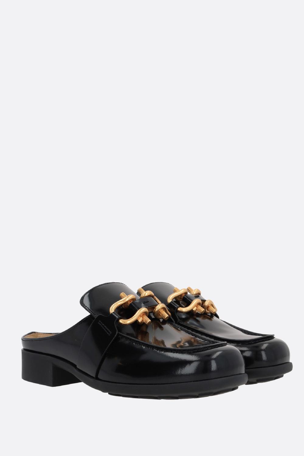 BOTTEGA VENETA Mocassino Mule Monsieur In Pelle Lucida