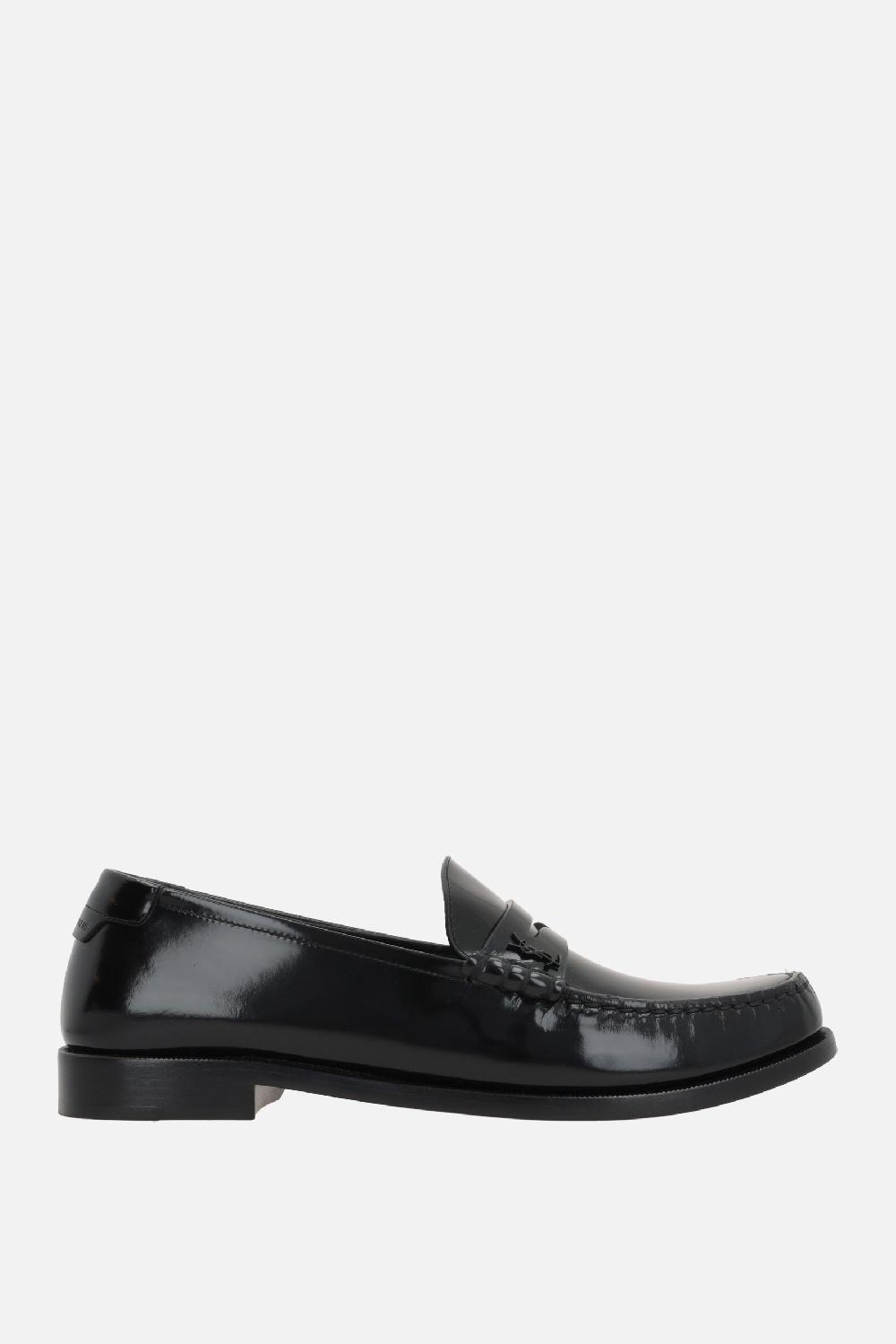 SAINT LAURENT mocassino penny Le Loafer in pelle lucida