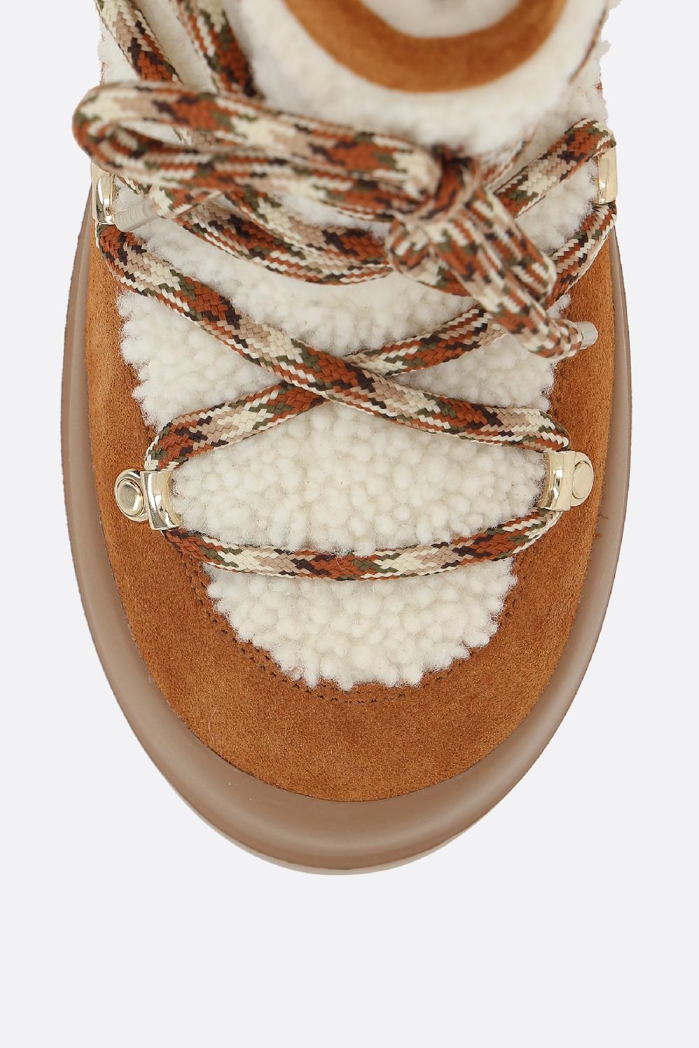 MOON BOOT Stivaletto MB Luna In Suede E Shearling