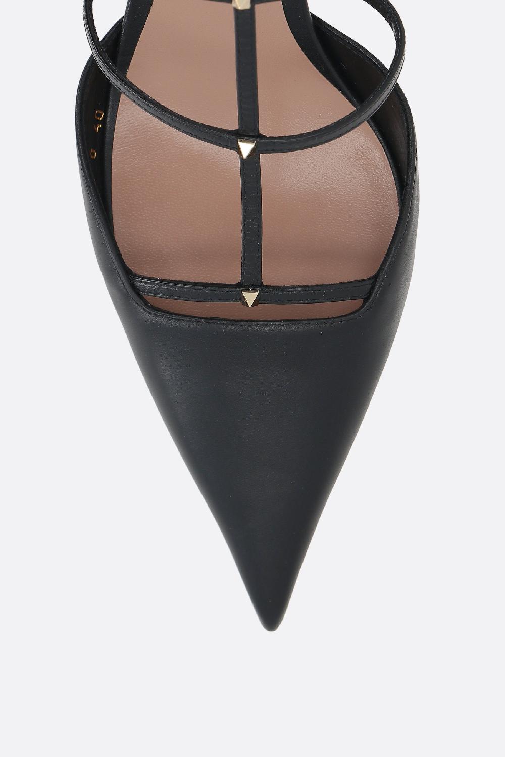 VALENTINO GARAVANI Mule Rockstud Wispy In Pelle Liscia