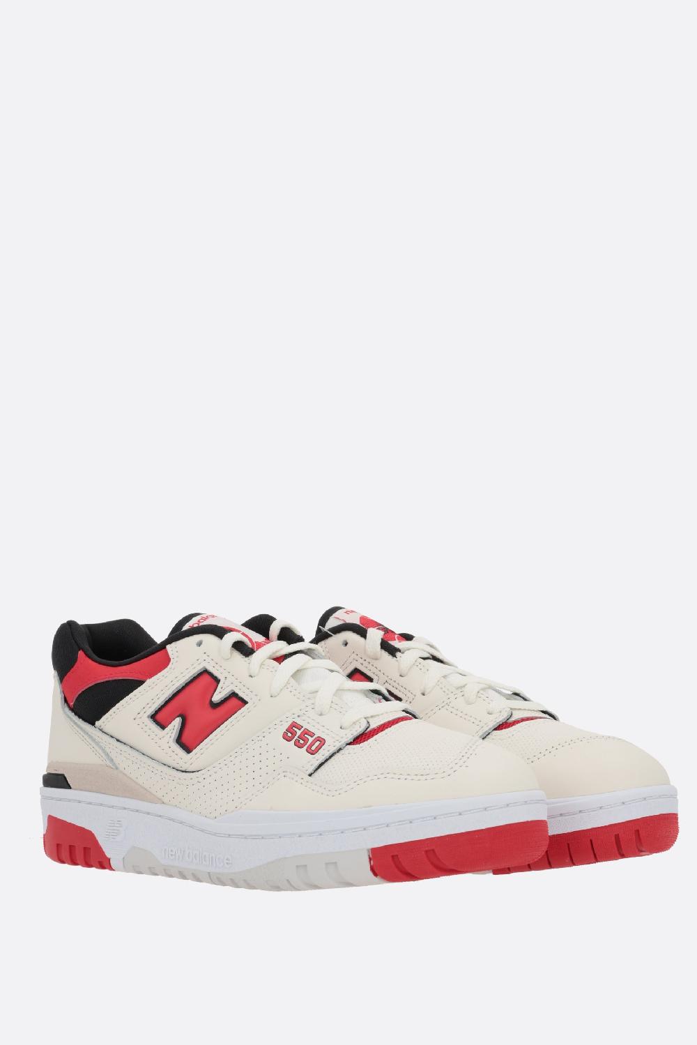 NEW BALANCE Sneaker 550 In Pelle Liscia E Mesh