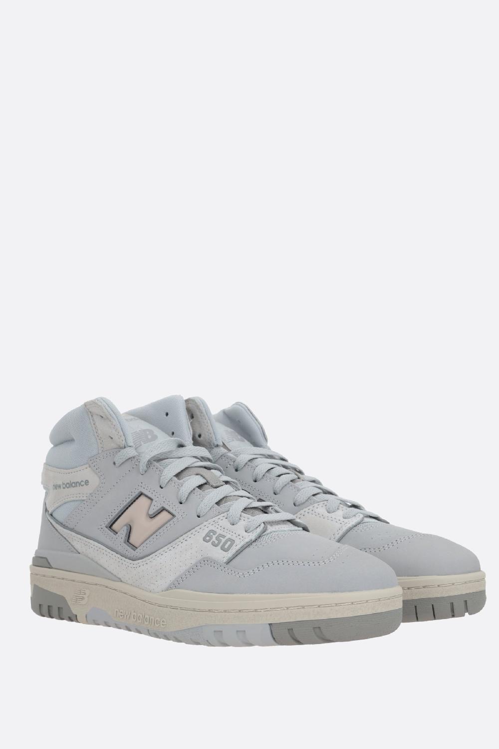 NEW BALANCE Sneaker High-top 650 In Nabuk E Mesh