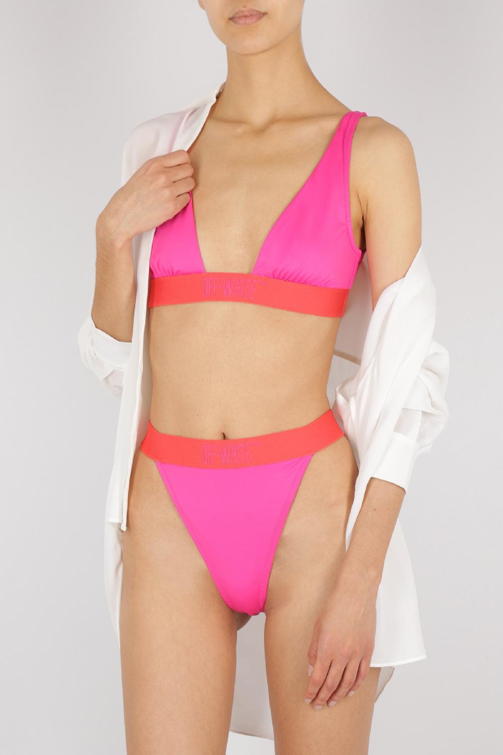 OFF WHITE Bikini In Lycra Riciclato