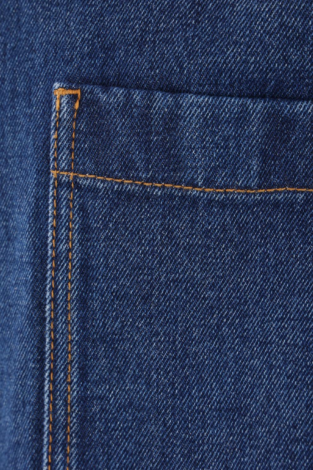 OFF WHITE Camicia Bowling Script In Denim