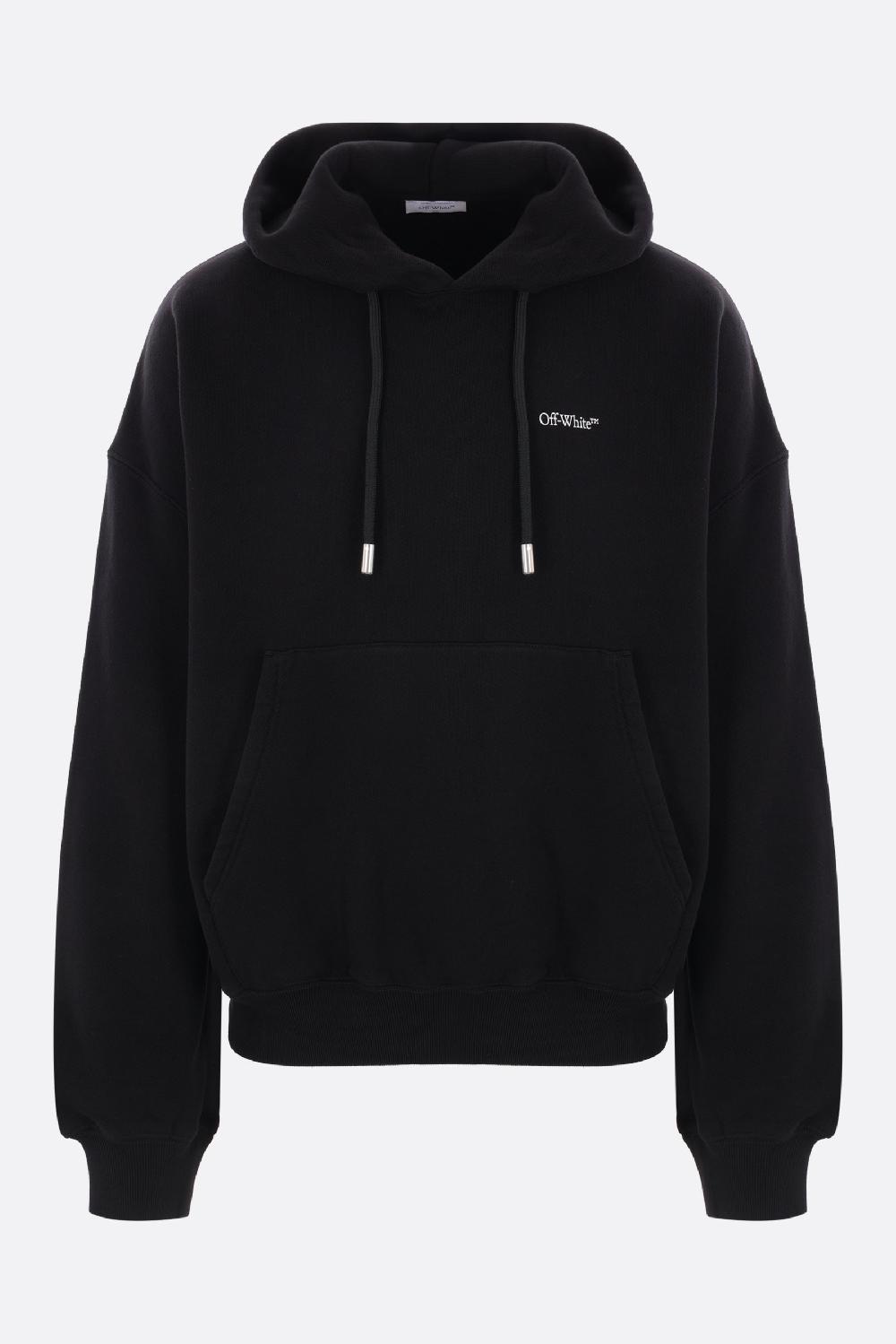 OFF WHITE felpa oversize 3D Logo in jersey