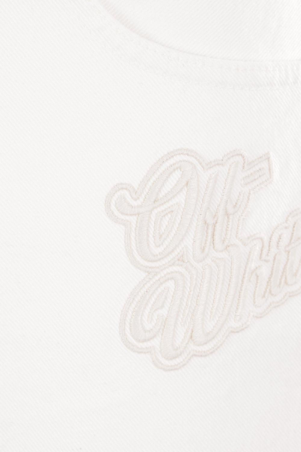 OFF WHITE Jeans Baggy-fit In Denim Ricamo Logo